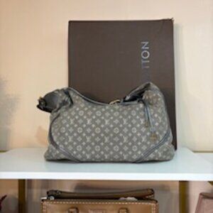 LV Lin Manon grey and silver hangbag